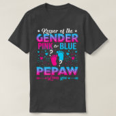 Funny Pink oder Blue Pepaw Lieben Sie Geschlecht z T-Shirt (Design vorne)