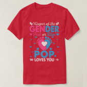 Funny Pink oder Blue Pop Lieben Sie Geschlecht zei T-Shirt (Design vorne)