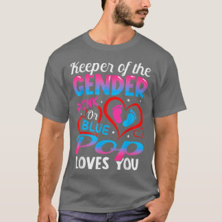 Funny Pink oder Blue Pop Lieben Sie Geschlecht zei T-Shirt