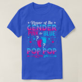 Funny Pink oder Blue Pop Pop Lieben Sie Geschlecht T-Shirt (Design vorne)