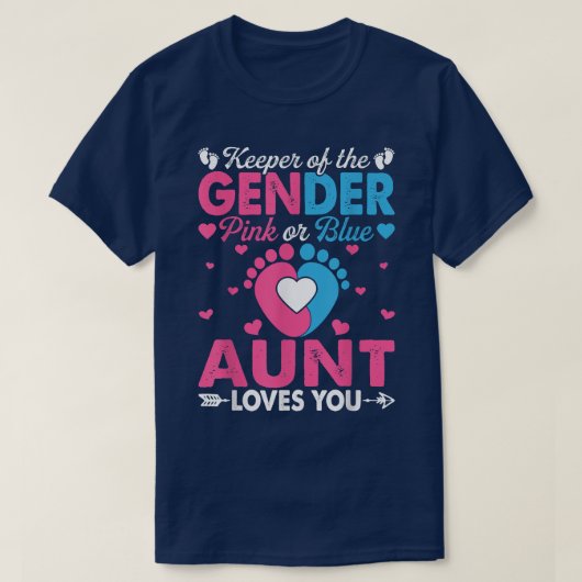 Funny Pink oder Blue Tante Lieben Sie Geschlecht o T-Shirt (Design vorne)