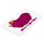 Funny Pink Ram Chinese Year Zodiac Magnet (Linke Seite)