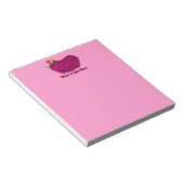 Funny Pink Ram Chinese Year Zodiac Notepad Notizblock (angewinkelt)