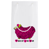 Funny Pink Ram Chinese Year Zodiac S Geschenktasch Kleine Geschenktüte (Vorderseite)