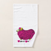 Funny Pink Ram Chinese Year Zodiac Set (Handtuch)
