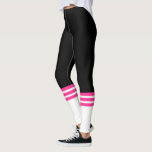 Funny Pink Team Tube Socke Leggings<br><div class="desc">Die Leggings sind niedlich und sonnig. Ideal für Hochzeiten und besondere Anlässe. Besuchen Sie meinen Shop für die gesamte Legging Design Kollektion.</div>