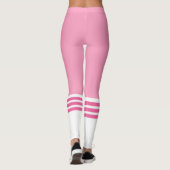 Funny Pink Team Tube Socke Leggings (Rückseite)