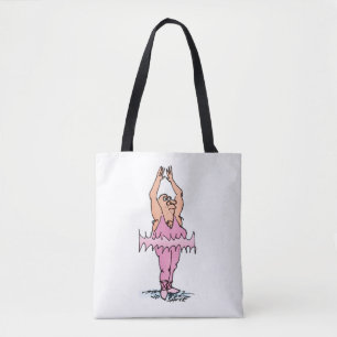 Funny Pink Tutu Ballett Typ Tasche