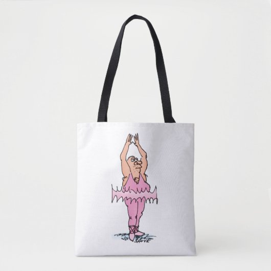 Funny Pink Tutu Ballett Typ Tasche (Vorderseite)