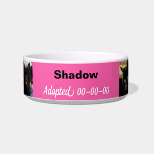 Funny Pink Zero Fluffs gegeben Feline Fine Napf