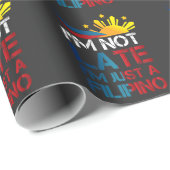 Funny Pinoy Jokes Punctuality Philippinen Filipino Geschenkpapier (Rolleneckpunkt)