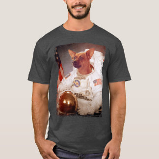 Funny Pinscher Astronauten Weltraummission Animal  T-Shirt