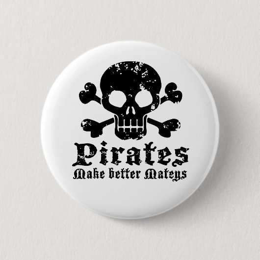 Funny Pirate Button (Vorderseite)