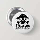 Funny Pirate Button (Vorne & Hinten)