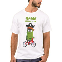 Funny Pirate Cactus Biking Team | Personalisierbar