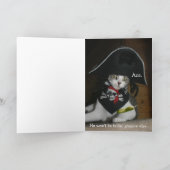 Funny Pirate Cat Karte (Innenseite)