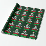 Funny Pirate Christmas Yo Ho Ho Ho Ho Green Holida Geschenkpapier<br><div class="desc">Yo ho ho ho maaarghy Weihnachten! Ein lustiges Piratenweihnachtsgeschenk mit einem Schädel und gekreuzten Schwertern für einen Feiertagsscallywag. Jeder Bukcaner mit einem Sinn für Spaß für unglaublich witzig Piratenpunzen wird dieses Geschenk Liebe. Frohe Weihnachten in Piratenumgangssprache,  wenn Sie wie ein Pirat,  Schädel und Kreuzknochen-Stil sprechen möchten.</div>