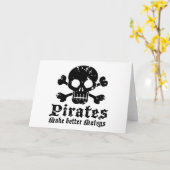 Funny Pirate Karte (Gelbe Blume)