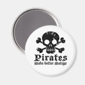 Funny Pirate Magnet (Vorderseite/Rückseite)