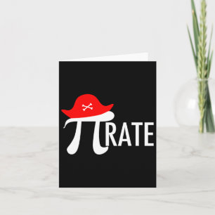 Funny Pirate Math Pun - Pi Day Symbol Spaß T-Shirt Karte