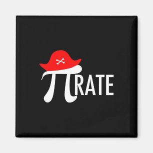 Funny Pirate Math Pun - Pi Day Symbol Spaß T-Shirt Magnet