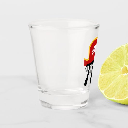 Funny Pirate Math Pun Schnapsglas (Links)