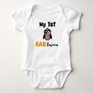 Funny Pirate Mein 1. Halloween Trick oder Treat Ba Baby Strampler