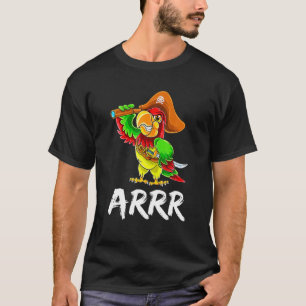 Funny Pirate Parrot mit SäbelHalloween-Kostüm T-Shirt