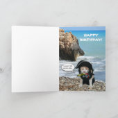 Funny Pirate Pets Birthday Karte (Innenseite)