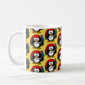 Funny Pirate Pinguin Kaffeetasse (Links)