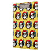 Funny Pirate Pinguin Klemmbrett (Links)