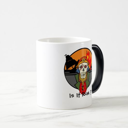 Funny Pirate Rum Tasse | Spaß-Geschenk für Getränk (VorderseiteRechts)