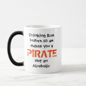 Funny Pirate Rum Tasse | Spaß-Geschenk für Getränk (Links)