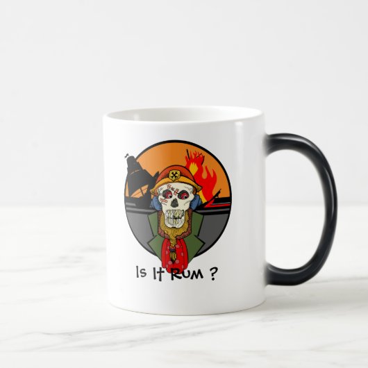 Funny Pirate Rum Tasse | Spaß-Geschenk für Getränk (Rechts)