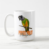 Funny Pirate Senegal Parrot Pet Bird Kaffeetasse (Links)