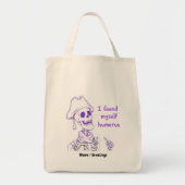  Funny Pirate Skeleton Humerus Bone Pun Art Tragetasche (Vorne)
