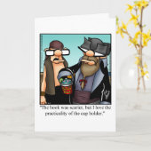 Funny Pirate Spaß Blank Grußkarte Karte (Gelbe Blume)