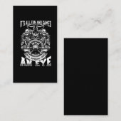 Funny Pirate Spaß Knochen Schädelaugenkapitän Visitenkarte (Vorne/Hinten)