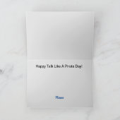 Funny Pirate und Policeman Grußkarte Karte (Innenseite)