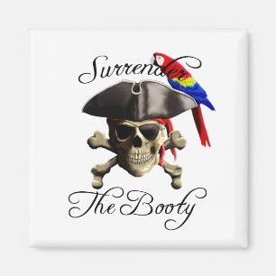 Funny Pirate Verzicht auf den Hintern Magnet