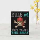 Funny Pirate Zitat Tampa Gasparilla Crossbones Des Karte (Gelbe Blume)