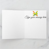 Funny Pisces Cat Personalisiert Geburtstagskarte Karte (Innenseite)