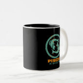 Funny Pisces Zodiac Star Sign Astrologie Geburtsta Zweifarbige Tasse (VorderseiteRechts)