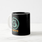 Funny Pisces Zodiac Star Sign Astrologie Geburtsta Zweifarbige Tasse (Vorderseite Links)