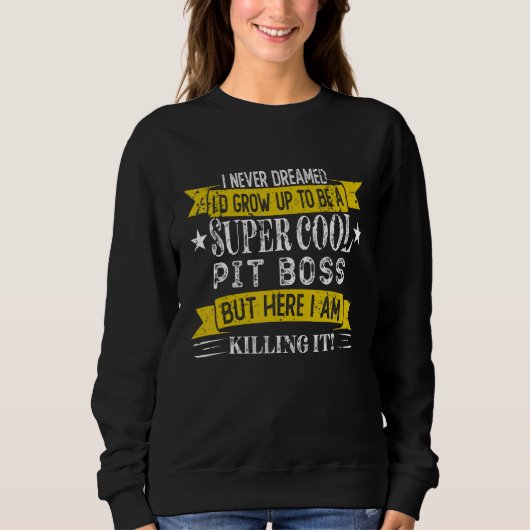 Funny Pit Boss Shirts Job Title Professions_1 (Vorderseite)