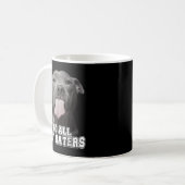 Funny Pitbull an alle meine Hater Shirt Pitbull Do Kaffeetasse (Vorderseite Links)