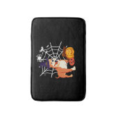 Funny Pitbull Dog Halloween Costume Badematte (Vorderseite Vertikal)