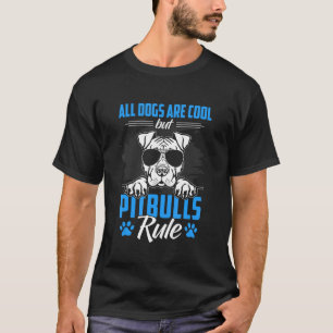 Funny Pitbull Grafik für Frauen und Männer Pitbull T-Shirt