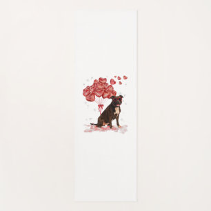 Funny Pitbull Heart Valentinstag Dog Vater Mama Gi Yogamatte