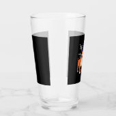 Funny Pitbull Hund Halloween-Kostüm Glas (Rechts)